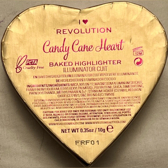 Makeup Revolution Candy Cane Heart highlighter - Picture 3 of 3